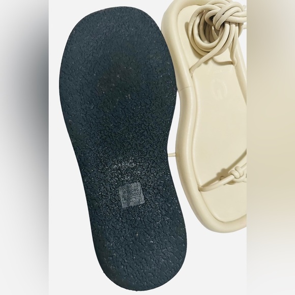 SOLD  MANGO - Ivory Strap Sandals - Picture 5 of 5